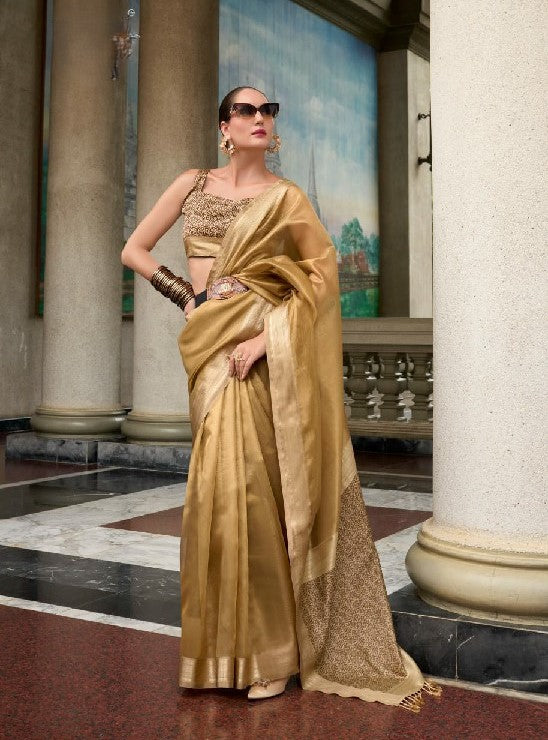 Traditional Tissue Silk Party Wear Saree